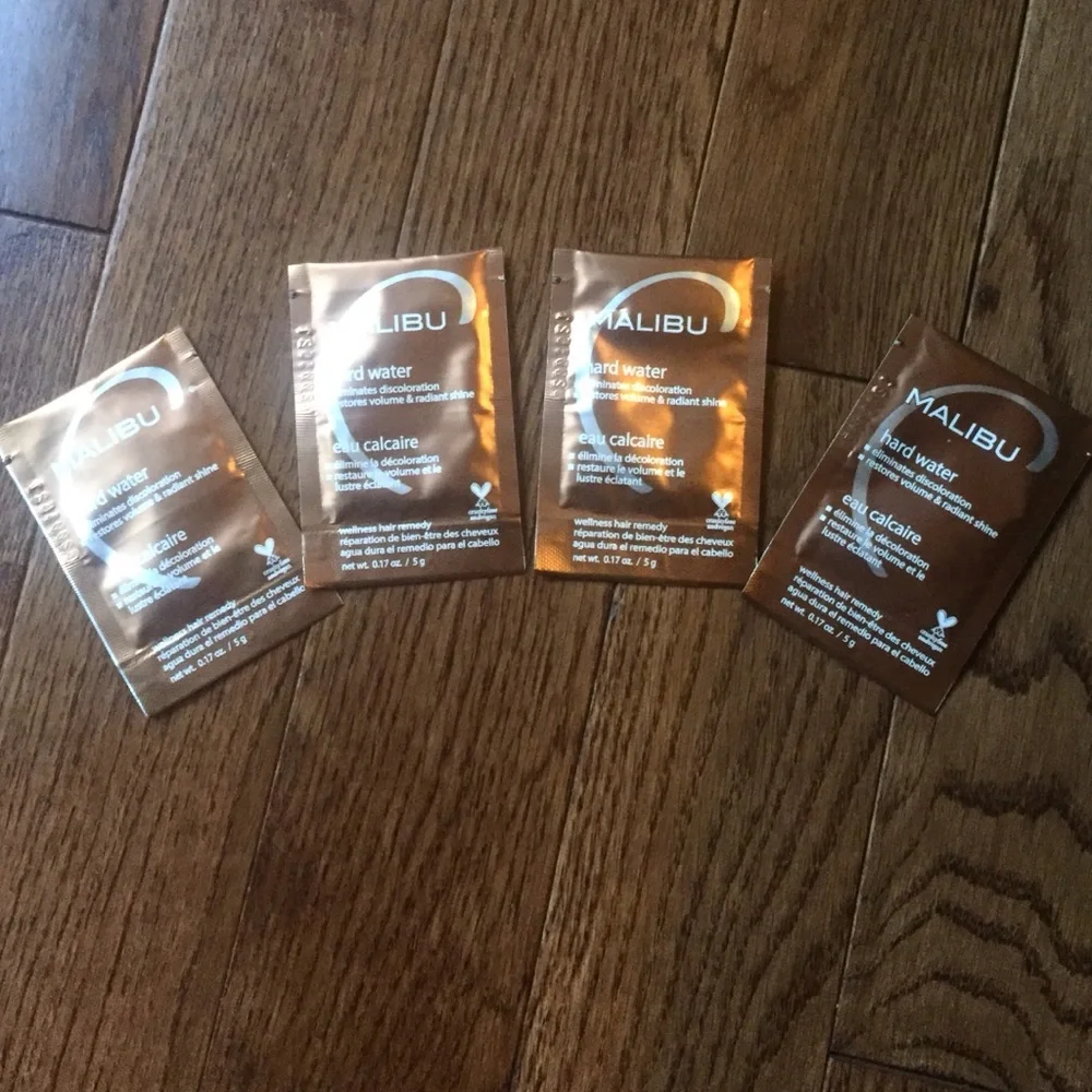 x4 Malibu C Hard Water Stain Remover Packets‎